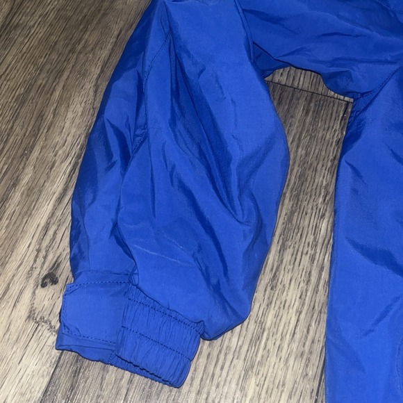 Vintage 90s Eddie Bauer Ultrex Snap Front Windbreaker Jacket Teal Blue Men's M - Picture 8 of 16